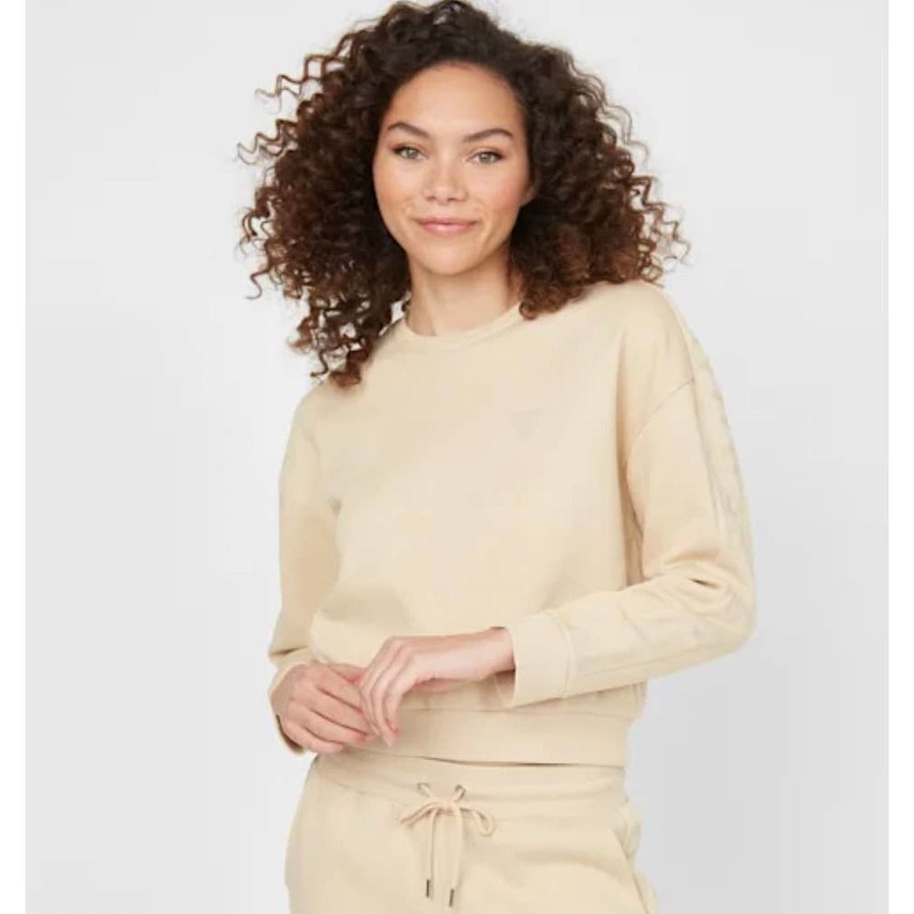 GUESS Valencia Logo Pullover Sweatshirt Extra Small